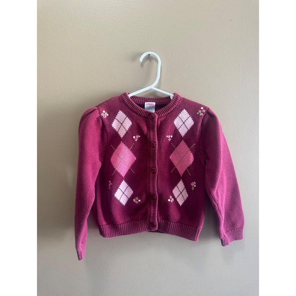 Gymboree Maroon Knit Sweater Size 5 Girls